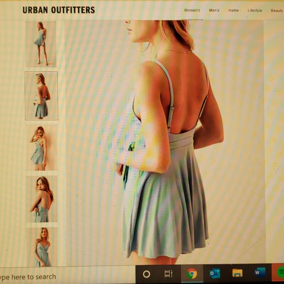 Kimchi Blue Veruca romper, faux wrap in periwinkle - Picture 7 of 8